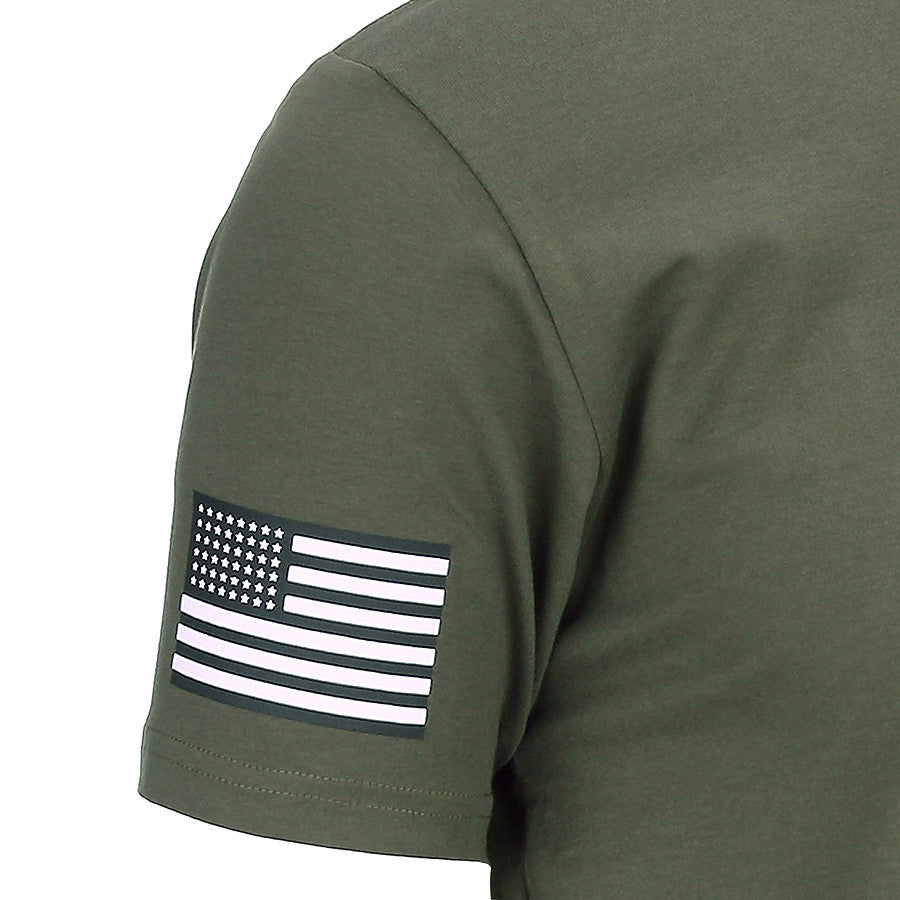 T-shirt USA 101st Airborne Verde Fostex® - Spiritul Eroilor Aeropurtați