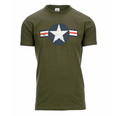 T-shirt WW II Groen - Moștenire Militară, Confort Modern
