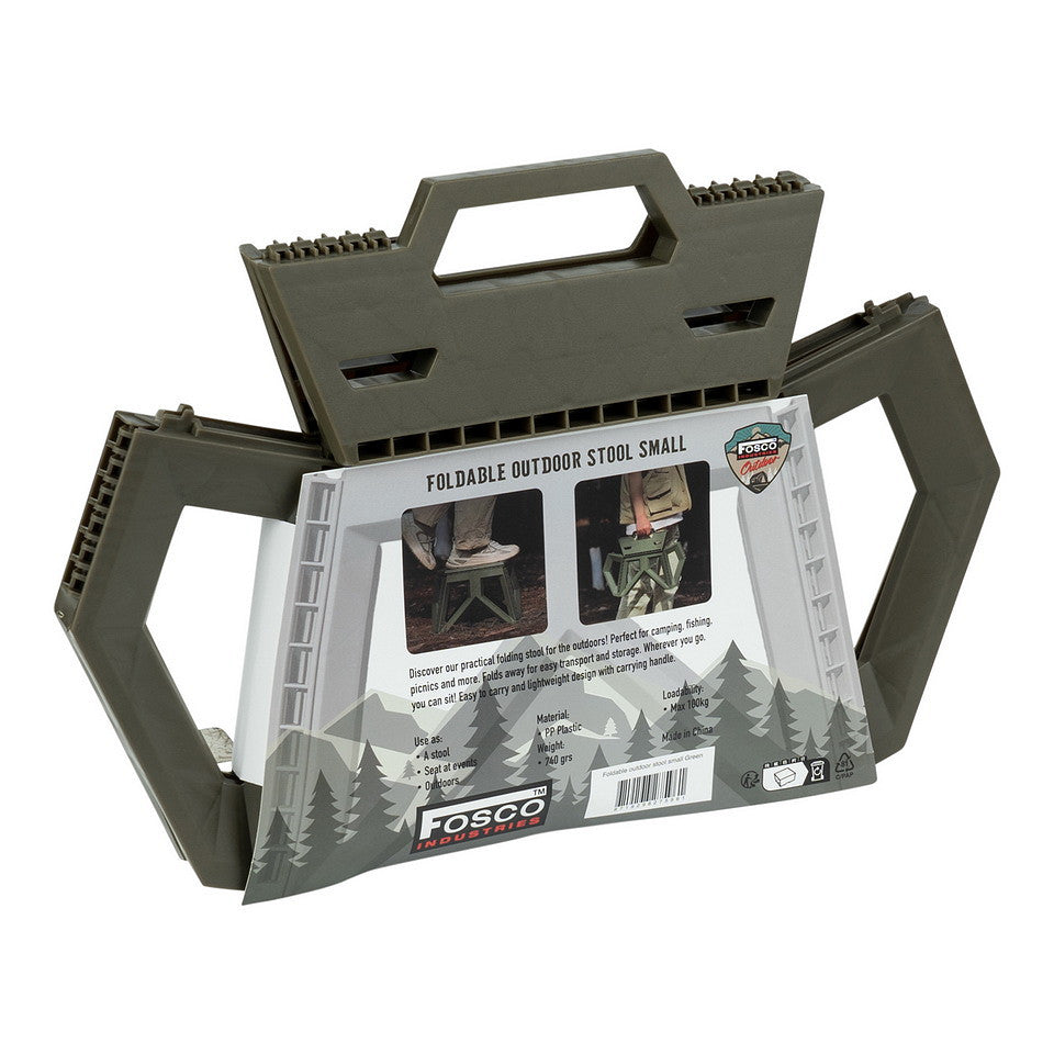 Taburet Pliabil Outdoor Mic Verde - Confort Portabil Oricând