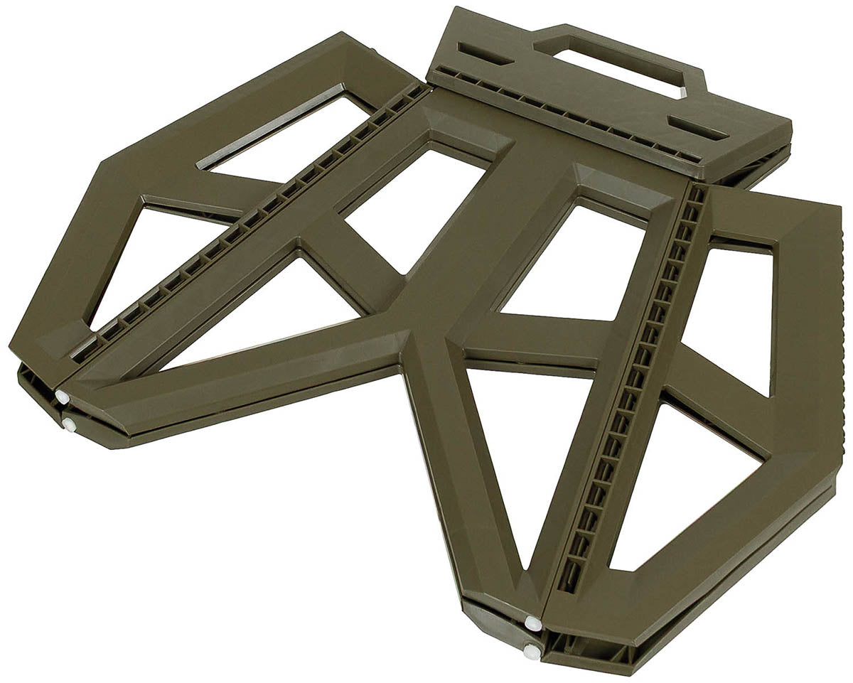 Taburet Pliant Camping Oliv FoxOutdoor - 40 cm, 100 kg