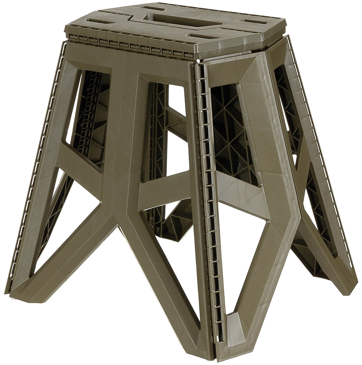 Taburet Pliant Camping Oliv FoxOutdoor - 40 cm, 100 kg