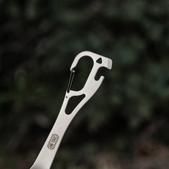 Tacâm Spork M-Tac cu Carabiner - Versatilitate Metalică