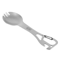 Tacâm Spork M-Tac cu Carabiner - Versatilitate Metalică