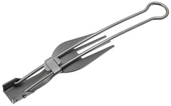 Tacâm Furculiță Pliabilă Titan Argintie FoxOutdoor - Ultralight, Pliabilă