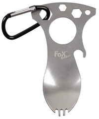 Tacâm Multifuncțional Spork Inox FoxOutdoor - Oțel Inoxidabil, 35g