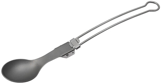 Tacâmuri Lingură pliantă titan Inox FoxOutdoor - Ultraușoară, Durabilă