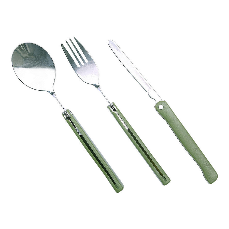 Tacâmuri Pliabile 3-delig Bestek Verde - Fiabilitate Esențială în Misiune