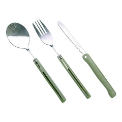 Tacâmuri Pliabile 3-delig Bestek Verde - Fiabilitate Esențială în Misiune