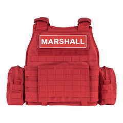Tactical Vest Marshall Roșu - Adaptabilitate Maximă & Control Total