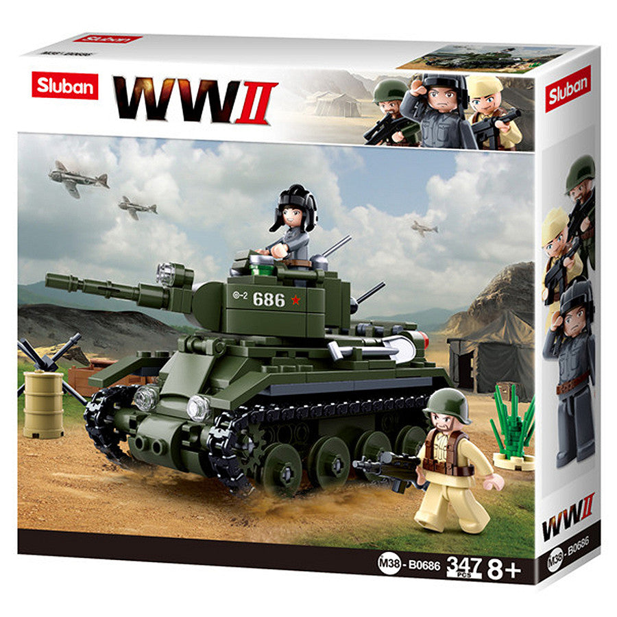 Tanc Constructie Sluban M38-B0686 WWII Allied Cavalry - Experienta Tactica