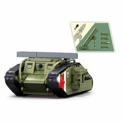 Tanc de Construcție Sluban Army aanvallende tank WWII - Dominație Strategică