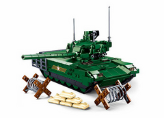 Tanc RC Constructibil Sluban Army M38-B0850 - Domină Câmpul de Luptă