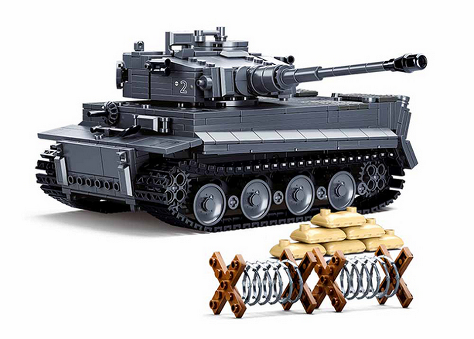 Tanc RC Sluban Army German Tiger M38-B0851 - Putere și Control la Îndemâna Ta