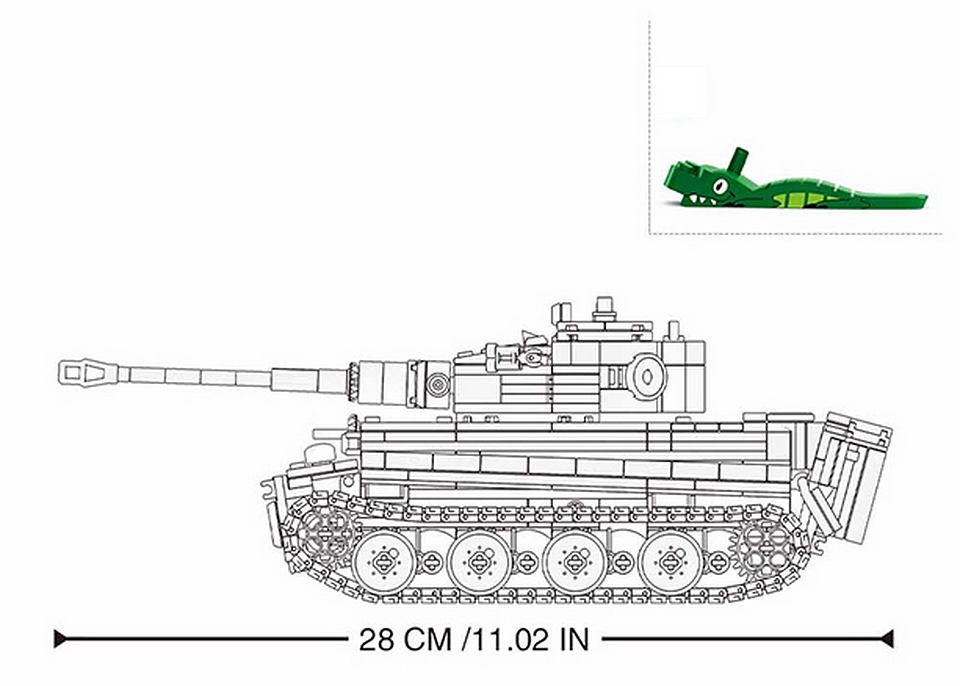 Tanc RC Sluban Army German Tiger M38-B0851 - Putere și Control la Îndemâna Ta
