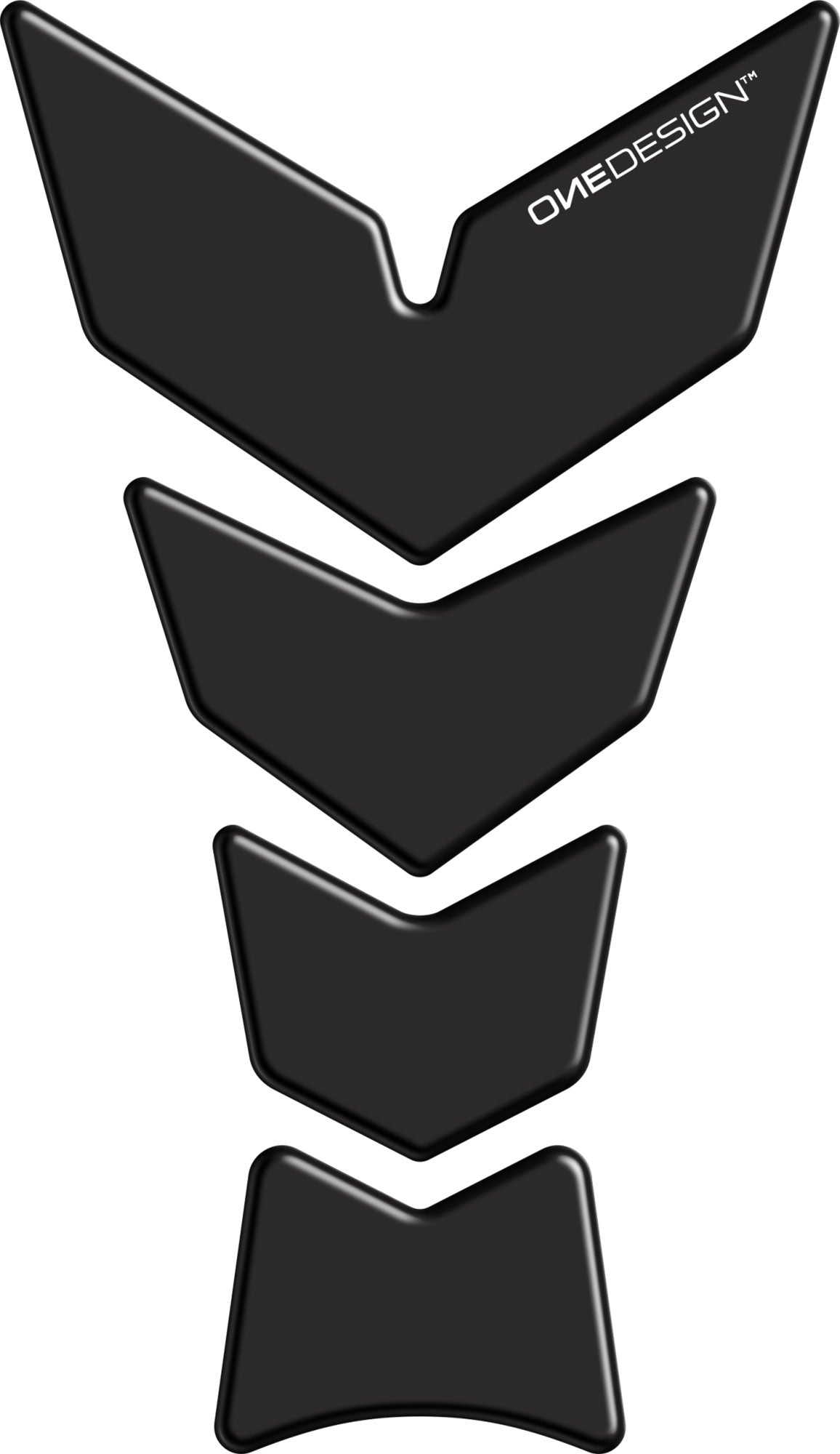 Tankpad Onedesign V-Form Negru - Protecție Rezistentă UV