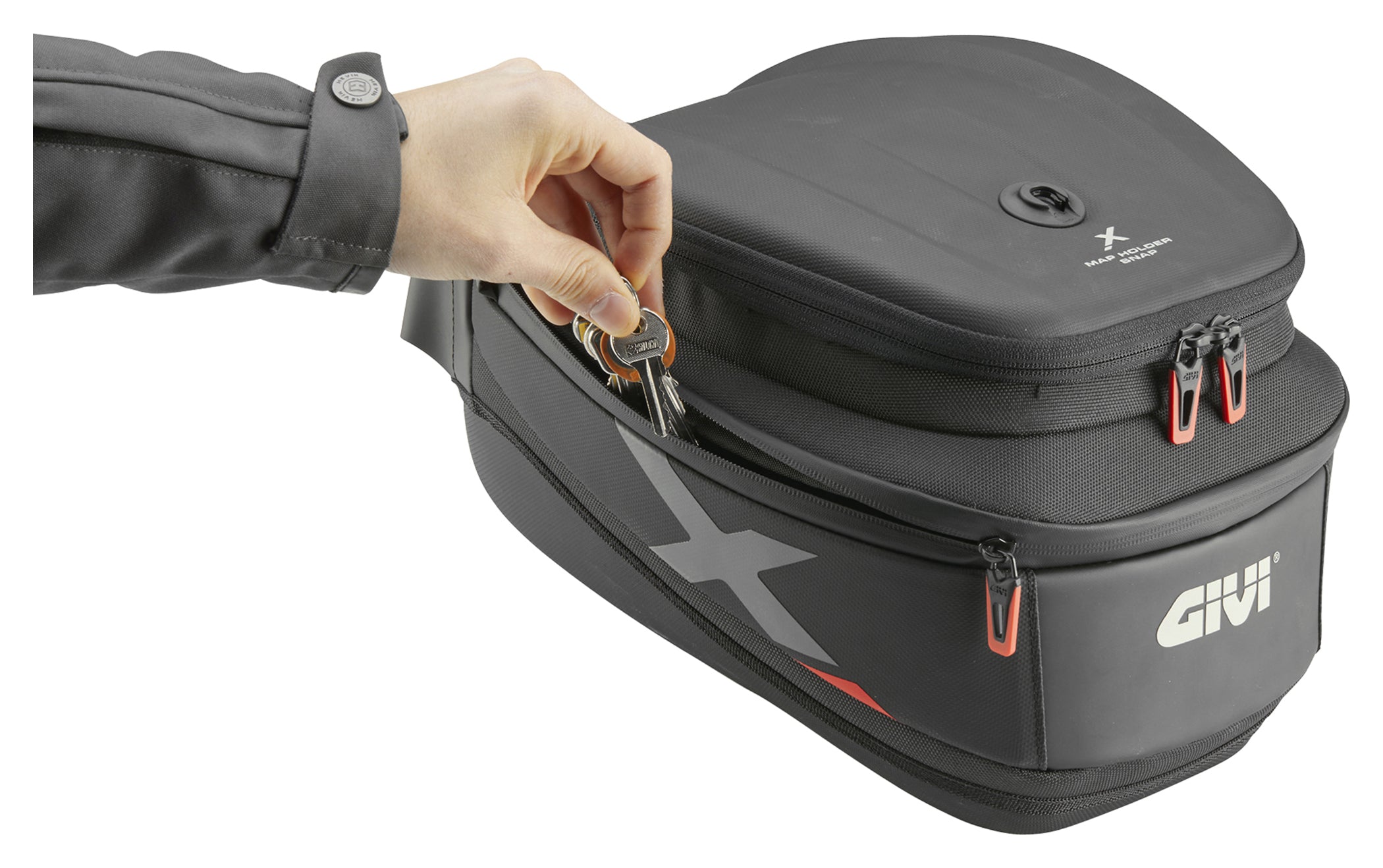 Tankrucksack Givi X-Line XL06B - 15-20L, TANKLOCK, Husa Ploaie