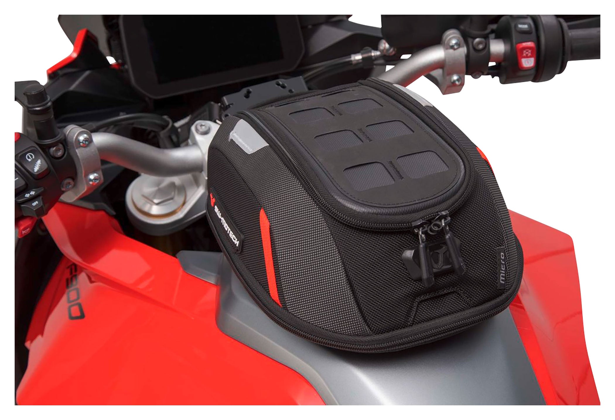 Tankrucksack PRO Sport SW-Motech - Extensibil 12-17L, Fixare Magnetică