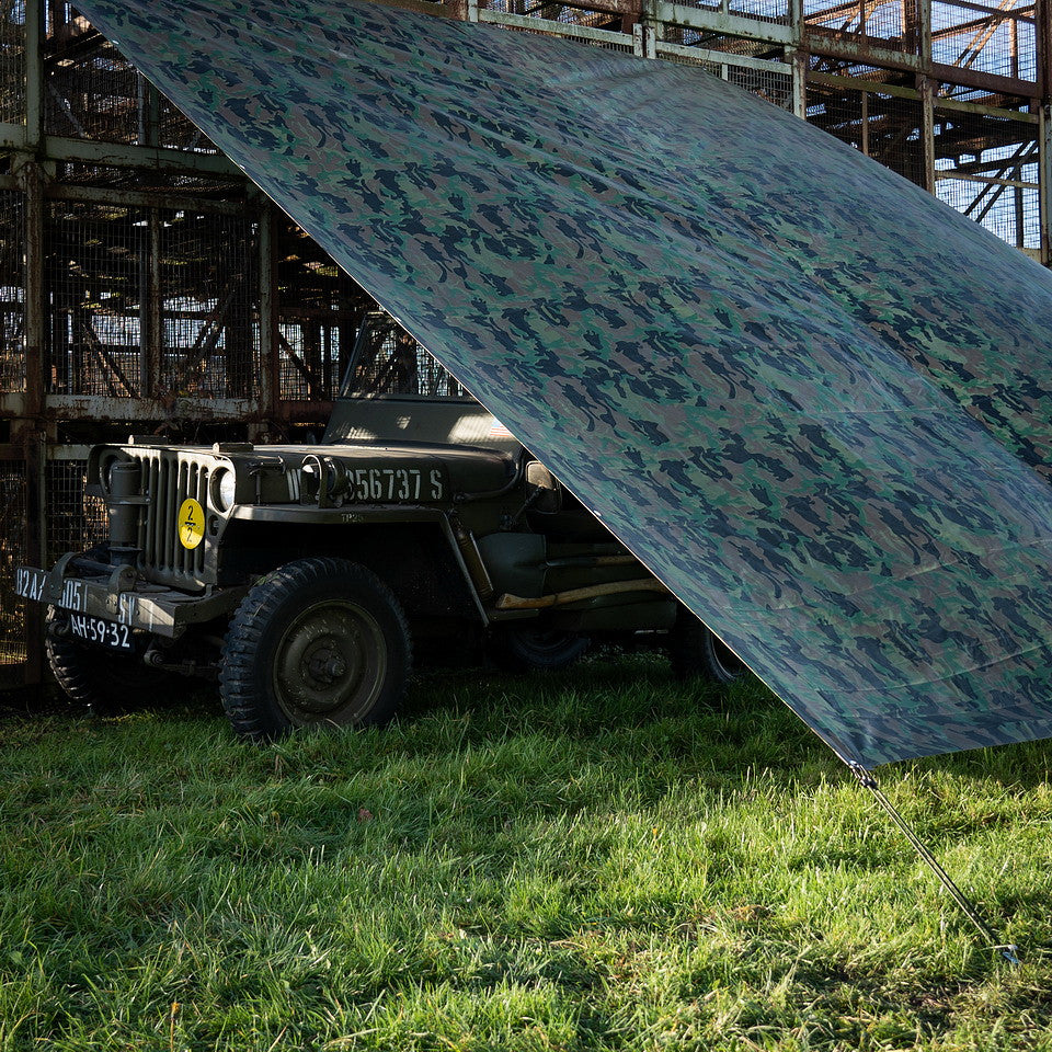 Tarp Militar Woodland 2.8 x 4 m - Impermeabilitate și Adaptabilitate Maximă