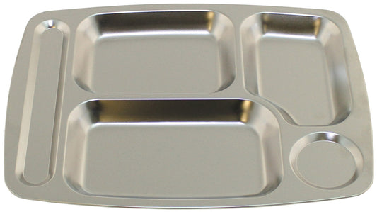 Tavă Cantină 5 Compartimente Inox MFH - Stivuibil, 350g