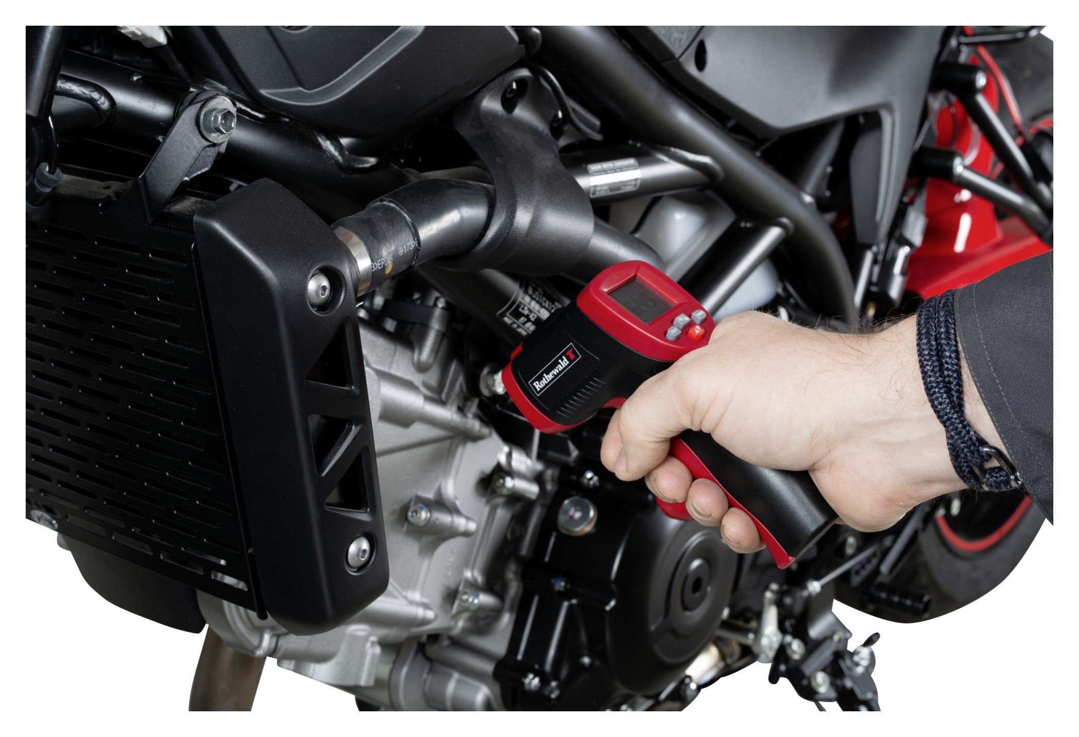 Termometru Infraroșu Rothewald - Diagnoză Moto Rapidă și Precisă