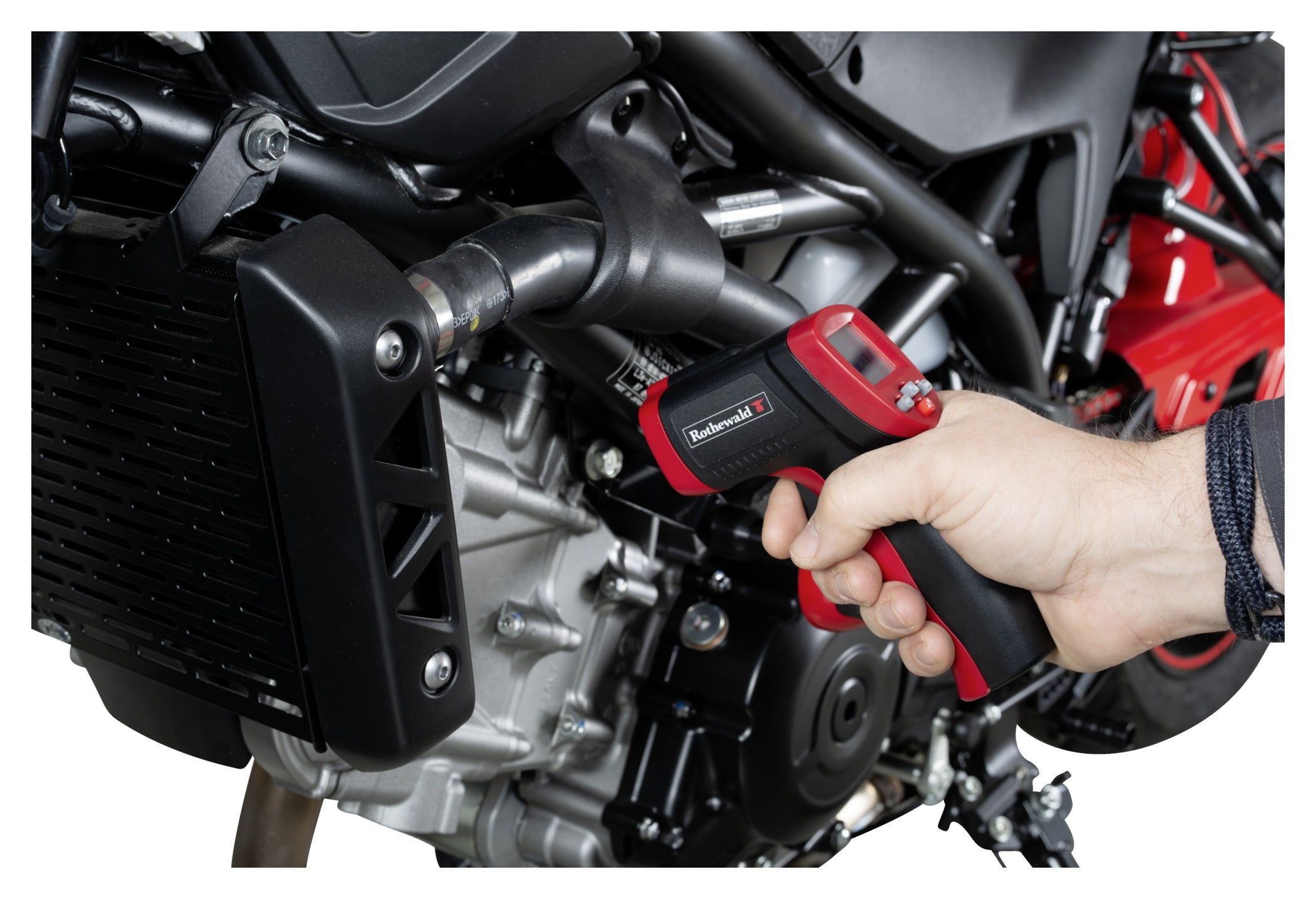 Termometru Infraroșu Rothewald - Diagnoză Moto Rapidă și Precisă