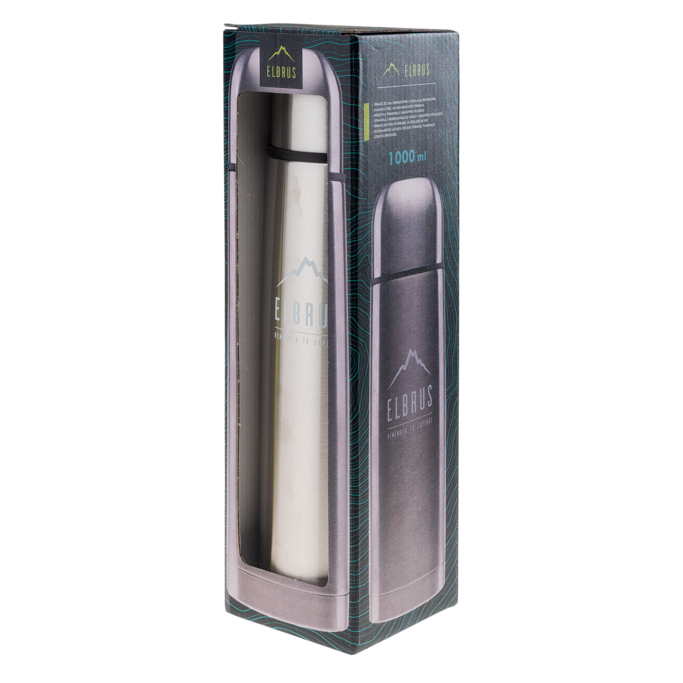 Termos GARDE 1000 ML ELBRUS - Izolație Vacuum, Anti-Scurgere, Inox - 3