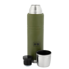 Termos Inox 1000ml M-Tac - Olive, pentru Băuturi Calde și Reci