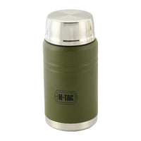 Termos M-Tac 750 ml Inox cu Lingură Pliabilă - Olive