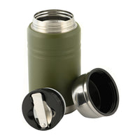 Termos M-Tac 750 ml Inox cu Lingură Pliabilă - Olive