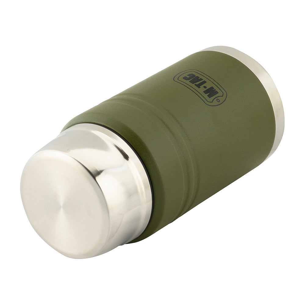Termos M-Tac 750 ml Inox cu Lingură Pliabilă - Olive