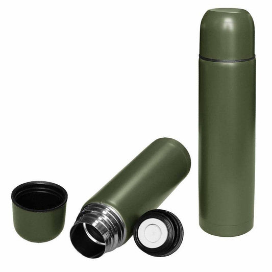 Termos Mil-Tec din Oțel Inoxidabil – 1 L, Oliv
