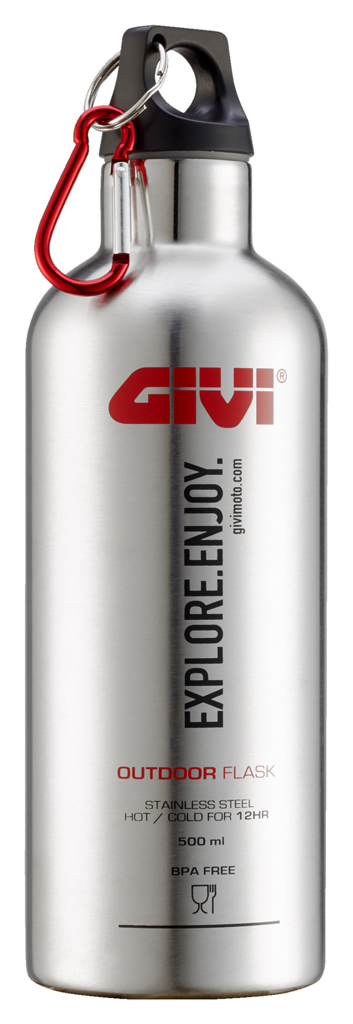 Termos Moto Givi 500ml - Inox, Perete Dublu, BPA Free