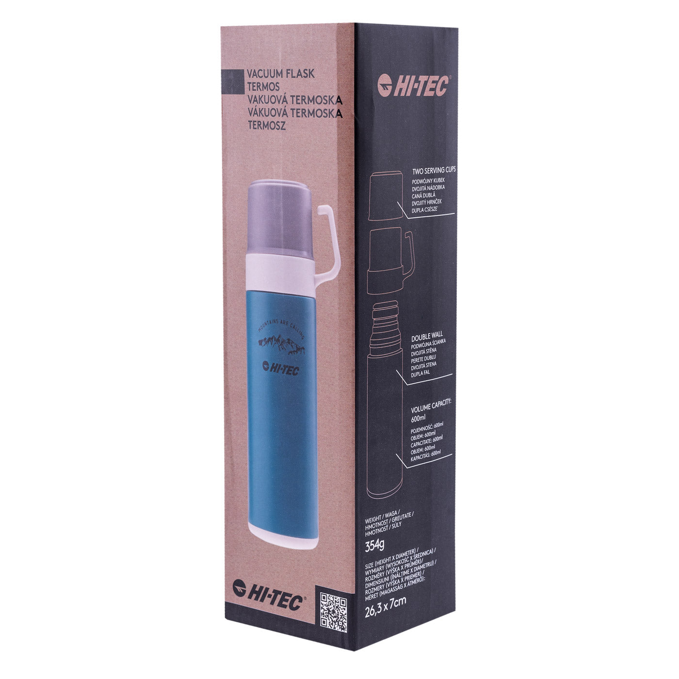 Termos NESAN Hi-Tec - 600 ml, Izolație Vacuum, Inox - 4