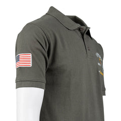 Ticou Polo 101st Airborne 'screaming eagles' Verde - Omagiu Eroilor Aeropurtați