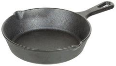 Tigaie Fontă cu Mâner Negru FoxOutdoor - Fontă 100%, Ø 20cm