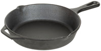Tigaie Fontă Diametru 26 cm Negru FoxOutdoor - 2.5 kg, Mâner 12 cm
