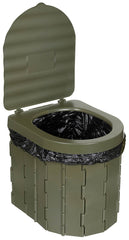 Toaletă Portabilă Pliabilă Oliv FoxOutdoor - Montaj Rapid, Multifuncțională