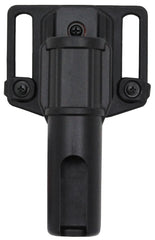 Toc Baston Tactic 12 cm Rotativ Negru MFH - 360° Rotativ, Fixare 5.5cm