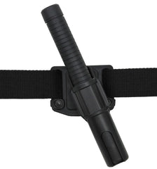 Toc Baston Tactic 12 cm Rotativ Negru MFH - 360° Rotativ, Fixare 5.5cm