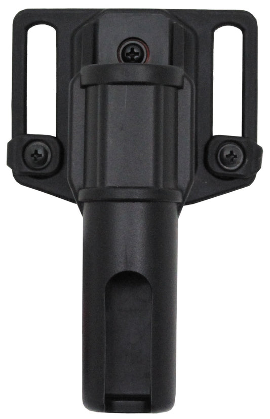 Toc Baston Tactic 12 cm Rotativ Negru MFH - 360° Rotativ, Fixare 5.5cm