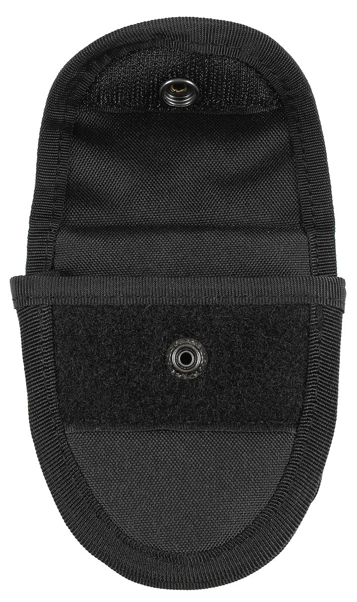 Toc Cătușe Nylon cu Velcro Negru MFH - Prindere Curea 8cm, 80g