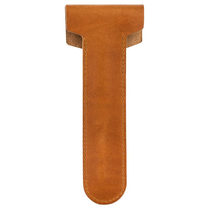 Toc Cuțit Merkur 5001 Maro Herbertz - Piele naturală, Protecție durabilă.