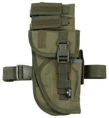 Toc de picior Tactical Oliv MFH - Dreptaci, Toc detașabil