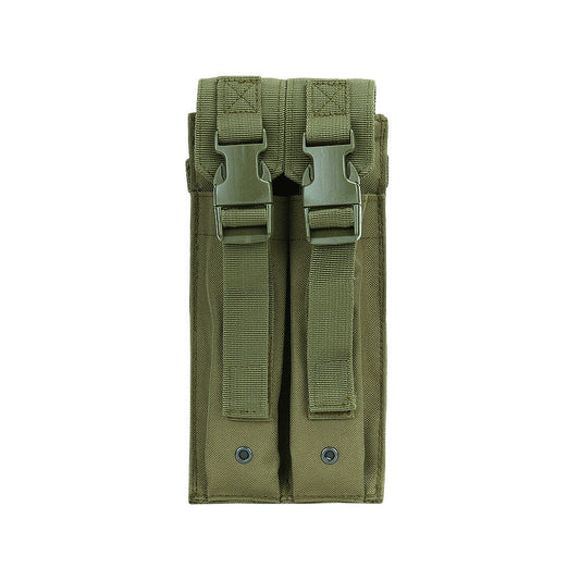 Toc Dublu Încărcătoare Pistol Two Mag Pouch Verde - Eficiență Tactică