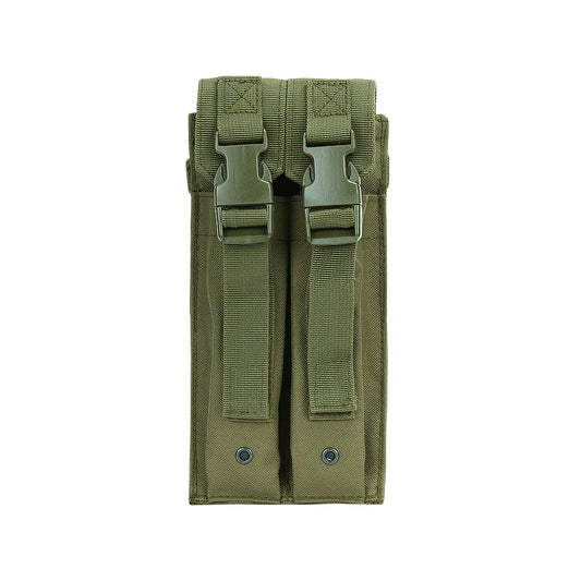 Toc Dublu Încărcătoare Pistol Two Mag Pouch Verde - Eficiență Tactică