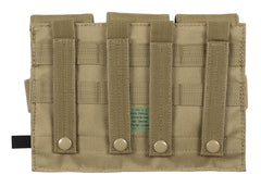 Toc încărcătoare Triplu MOLLE Coyote MFH - Capace Velcro, Prindere MOLLE