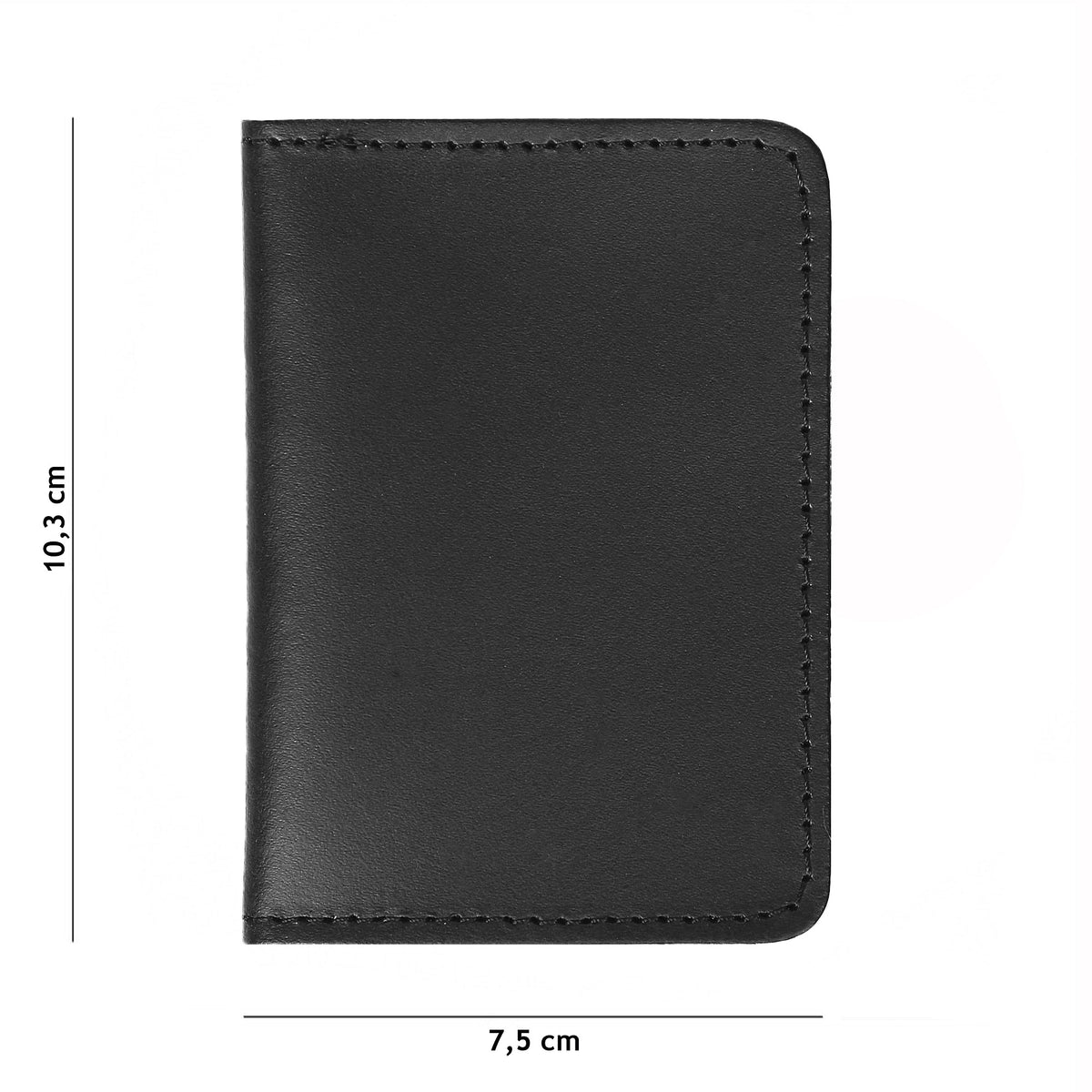 Toc Legitimație V-Guard Van Os Imports Negru – Piele Naturală, 10 x 7,2 cm - poza 3
