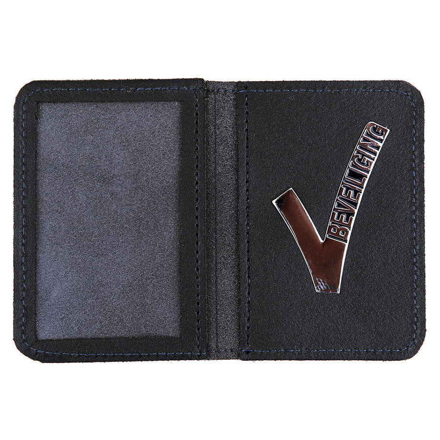 Toc Legitimație V-Guard Van Os Imports Negru – Piele Naturală, 10 x 7,2 cm - poza 1
