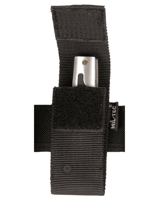 Toc pentru Briceag Mil-Tec Security – 13 cm, Polipropilenă, Negru