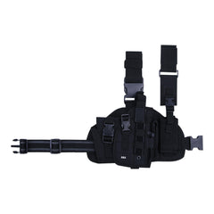 Toc Picior Hip Molle Leg Holster Negru - Stabilitate și Acces Rapid